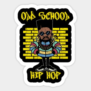 Old School Hip Hop Graffiti Sticker